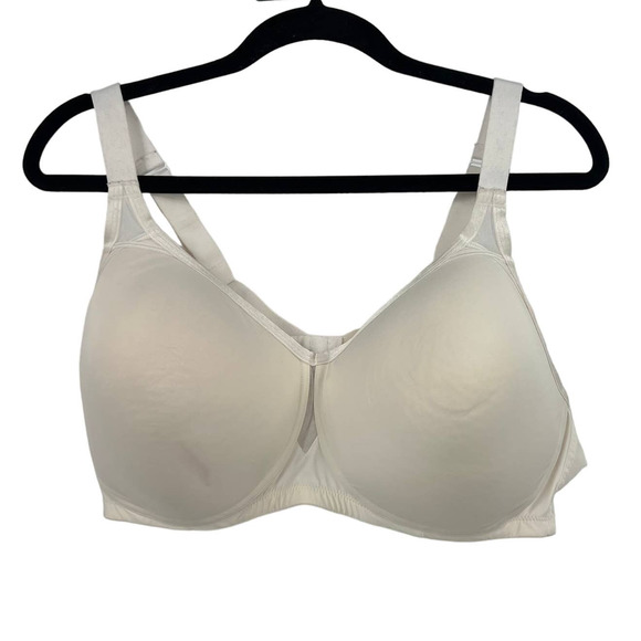 Catherines Intimates Cream White Padded Underwire Tshirt Bra 44D - Picture 1 of 8
